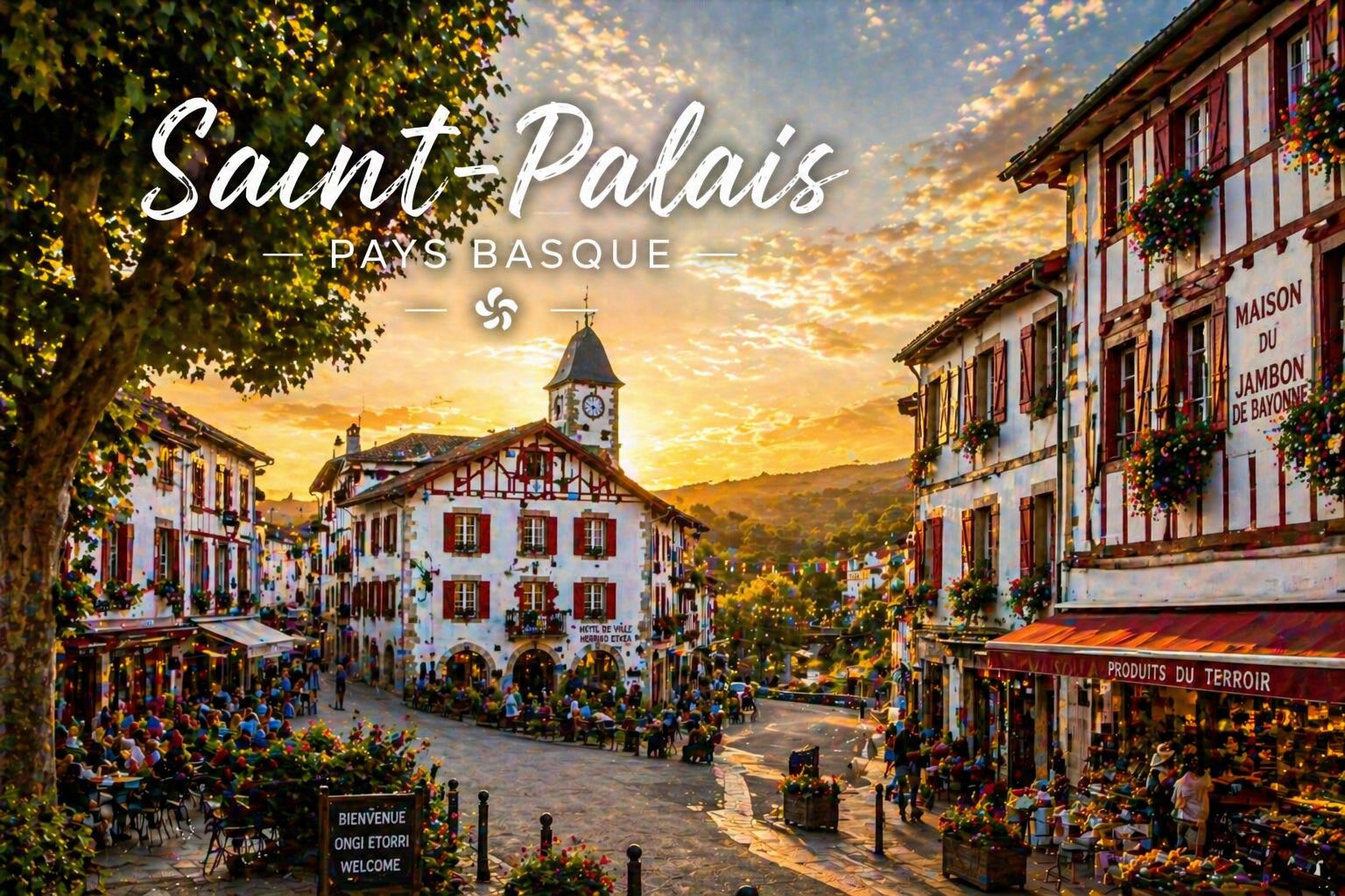 Saint-Palais - cœur de la Basse-Navarre, carrefour des Chemins de Compostelle